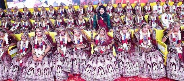 Narayan Seva Sansthan 44th Divyang mass wedding ceremony concludes 51 couples enters golden married life