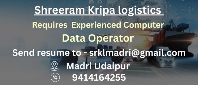Shreeram kripa logistics madri udaipur