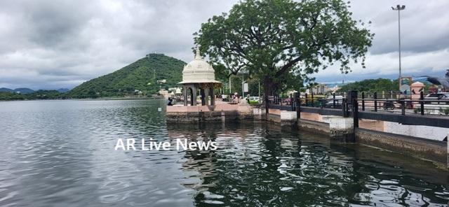 fatehsagar gauge udaipur august 2025
