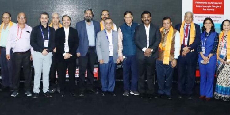 70 surgeons completed fellowship in laparoscopic hernia surgery in american international institute of medical sciences udaipur