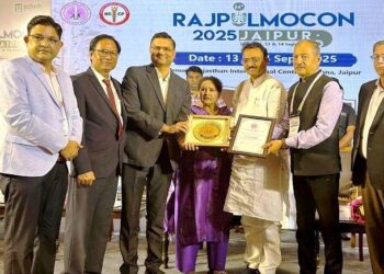 PMCH Udaipur Dr. Atul Luhadia honored by the Deputy Chief Minister rajasthan