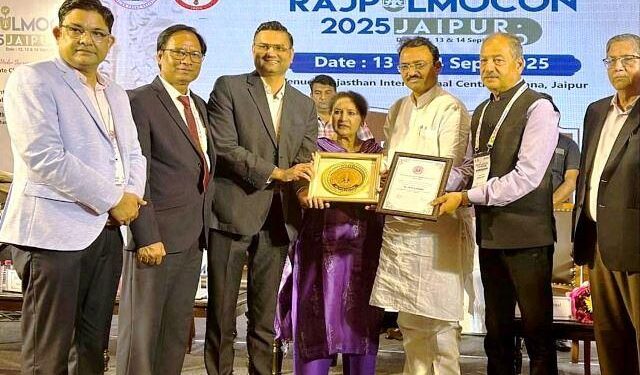 PMCH Udaipur Dr. Atul Luhadia honored by the Deputy Chief Minister rajasthan