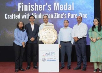 Vedanta Zinc City Half Marathon 2025 Official medal unveiled