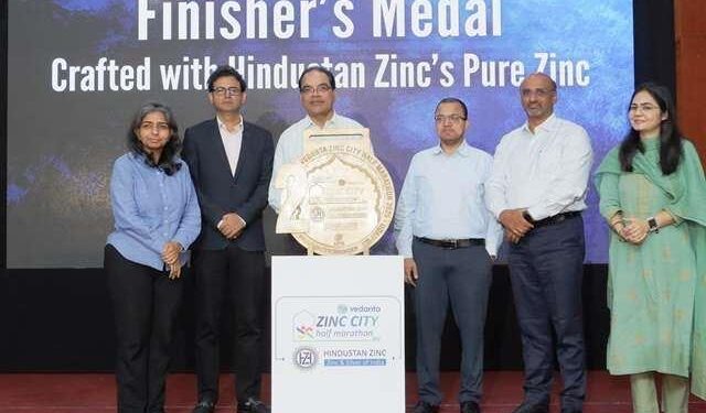 Vedanta Zinc City Half Marathon 2025 Official medal unveiled