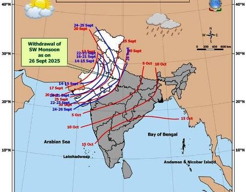 Monsoon 2025 Withdrawal from all parts of Rajasthan four days earlier than normal