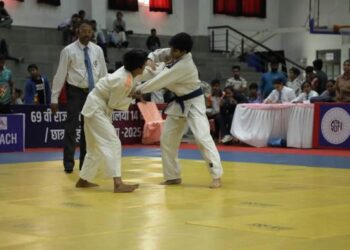 Udaipur hosted 69th State Level School Judo Championship kuvira sen won silver medal