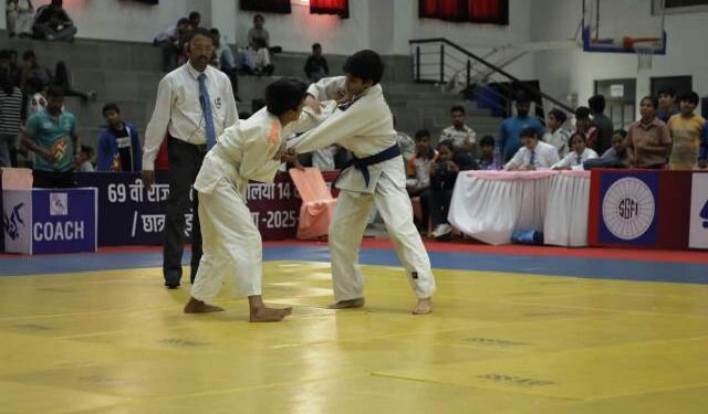 Udaipur hosted 69th State Level School Judo Championship kuvira sen won silver medal