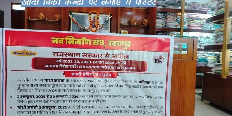 rajasthan government announces discount on khadi products but customers don't get 50 percent discount