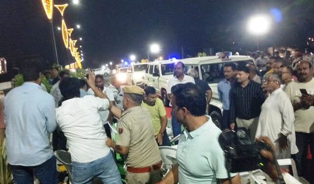 udaipur UDH Minister program Uproar BJP leaders beats Congress worker