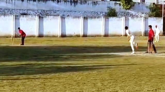 Children's Day celebration in udaipur children hit fours and sixes in the cricket match