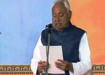Nitish Kumar takes oath as the Chief Minister of Bihar