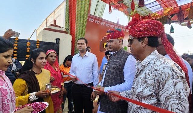 hindustan Zinc zinc ri Dhani center of attraction in Pushkar mela