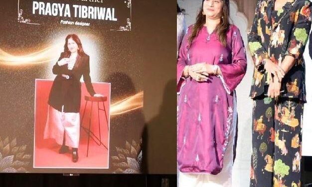 jaipur pragya tibriwal presents designer collection in Sequence Madhubala fashion show in Naaritvv Fest Season 5