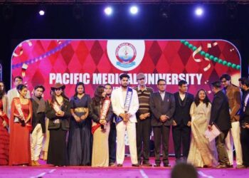 pacific medical university annual fest spandan 2025 in PMCH UDAIPUR