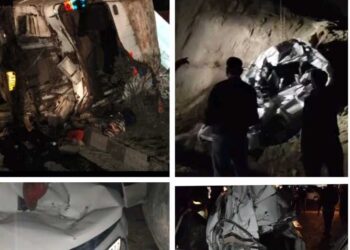 उदयपुर-पिंडवाड़ा हाईवे पर भीषण हादसा, 6 गाड़ियां भिड़ीं, 4 की मौत, 3 गम्भीर घायल