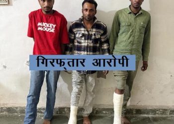 udaipur surajpole police arrested three accused in murder charges killed man to hit his scooty by car