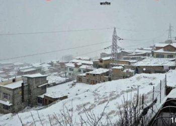 Snowfall in hill stations of India