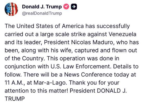 america venezuela tension air strike on venezuela