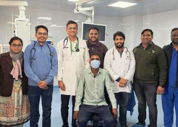 udaipur pmch doctors team save patient life to do ICDT procedure