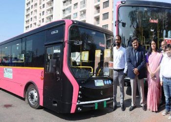 PM e-Bus Service e-buses Trial run starts in Jaipur