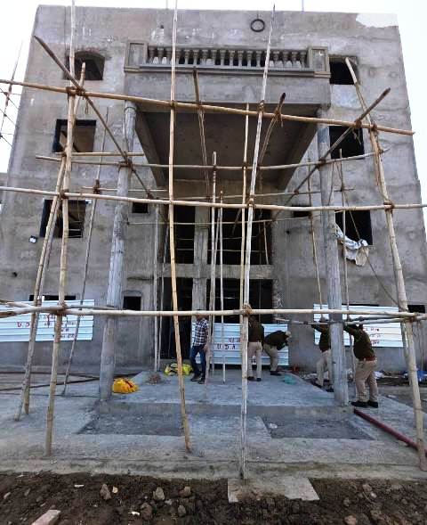 UDA seized five storey building in Amberi udaipur