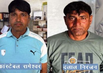 Alwar news ACB arrest kathumar police constable including two accused for taking bribe