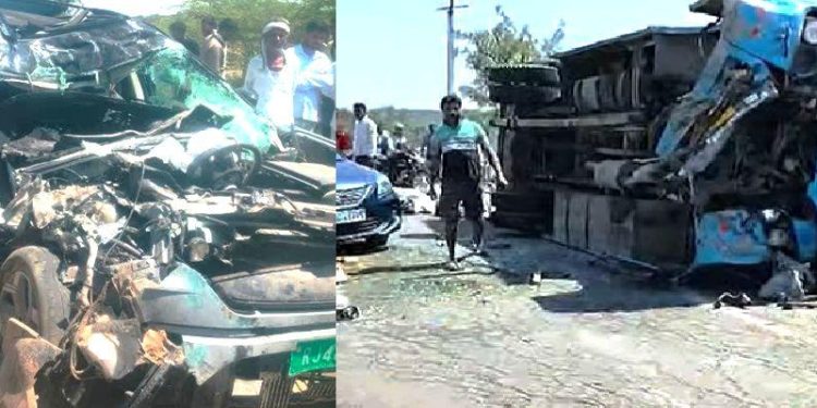 road accident in shahpura bhilwara