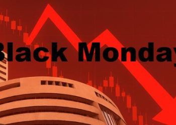 sensex today Indian stock market Black Monday crash