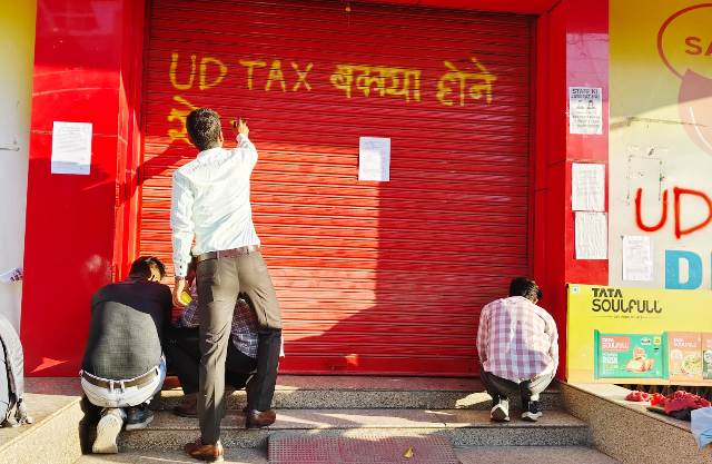 ud tax news udaipur nagar nigam action