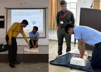 udaipur Geetanjali Nursing college Workshop on BCLS and Free Dental Camp at Geetanjali Dental college -1