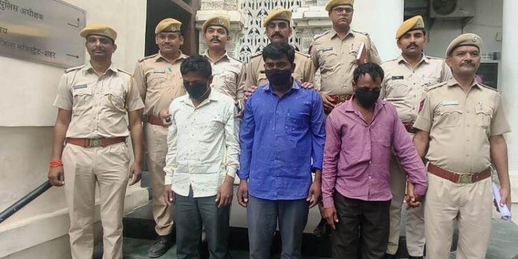 udaipur police bust Theft gang of 100kg silver jewellery stolen case in kurabad three accused arrest