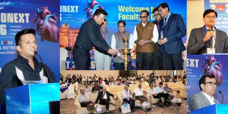 CardioNext-2026 national conference by geetanjali hospital udaipur 350 cardio doctors and experts participate
