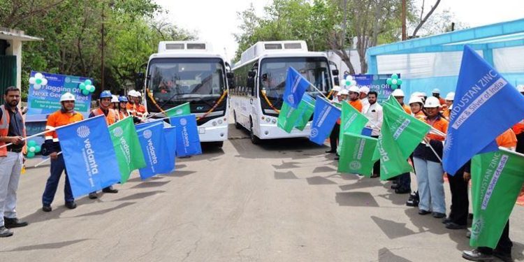 Hindustan Zinc Launches Rajasthan’s First EV Bus Fleet