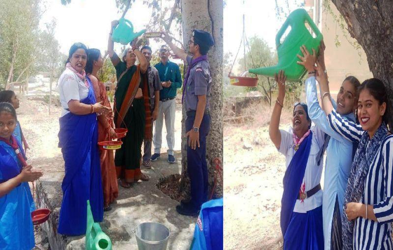 Parinda abhiyan Rajasthan Samaj Seva Sansthan Udaipur Jaswantgarh School