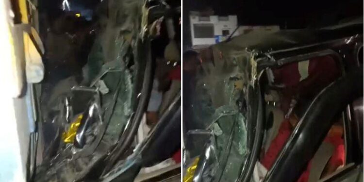 accident in udaipur two died in road accident at daroli dabok udaipur scorpio collides with trailer