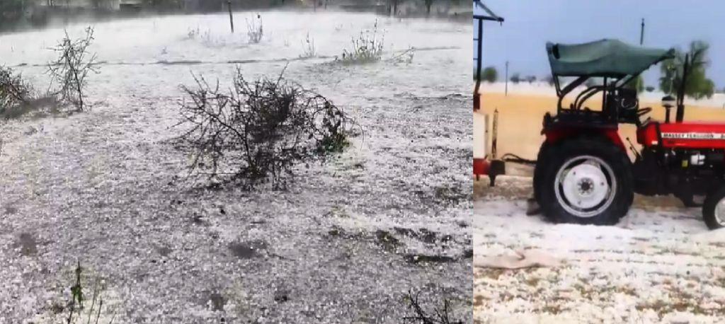 hailstorm rain rajasthan news