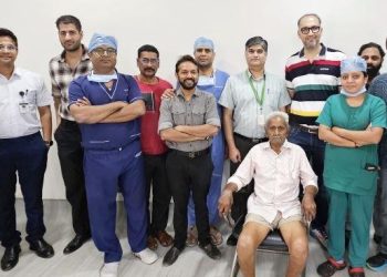 udaipur pmch hip replacement surgery of oldage cardiac patient