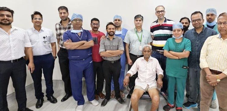 udaipur pmch hip replacement surgery of oldage cardiac patient