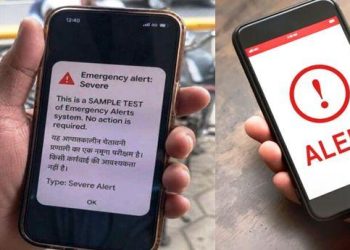 Emergency Alert System on Mobile Phones in india