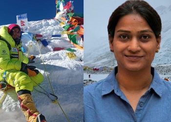 Udaipur Mountaineer Manasvi agarwal hoisted national flag on world highest Mount Everest