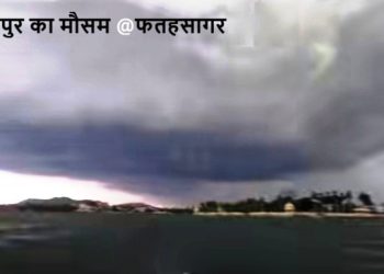 rain hailstorm udaipur rajasthan