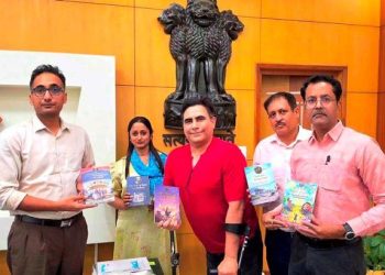 udaipur Collector release five books by Dr. Arvinder Singh based on differently abled person legal rights and life