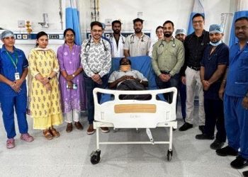 PMCH doctors team saves man life was seriously injured in road accident