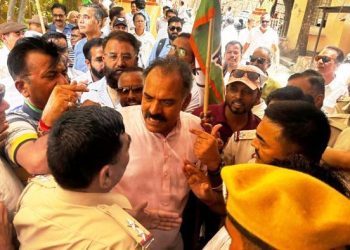 Power Cuts in Udaipur Congress Protests