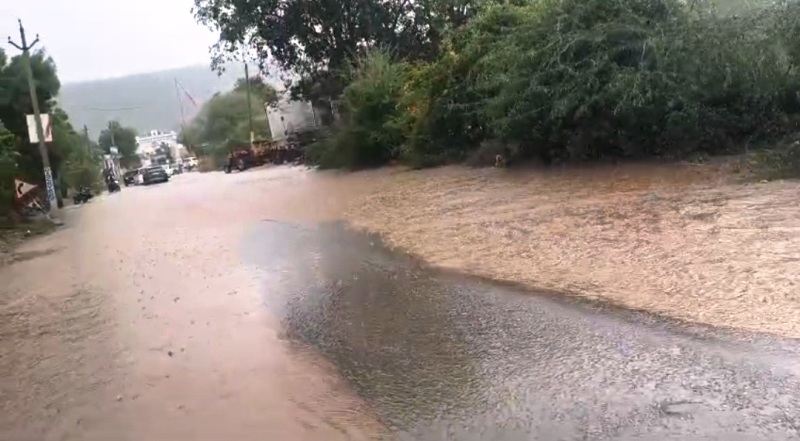 rain in udaipur