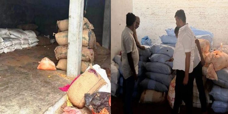 shudh aahar milawat par vaar Sumerpur Pali rajasthan 8000 kg of Adulterated Spices Seized