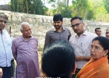 udaipur MLA Tarachand visit Ayad river