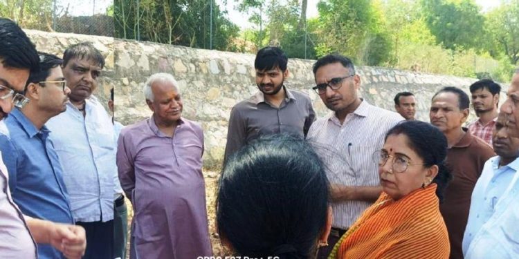 udaipur MLA Tarachand visit Ayad river