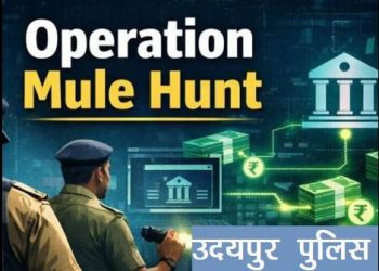 udaipur cyber police arrested rs 5000 reward accused dhruv in mule hunter operation