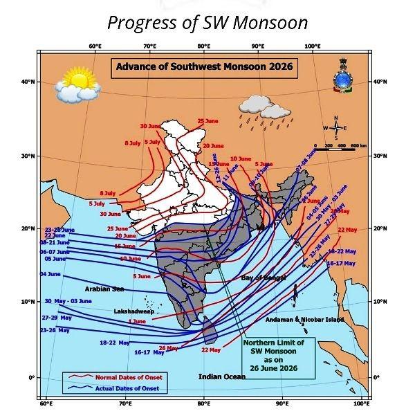 udaipur rajasthan monsoon update 2026